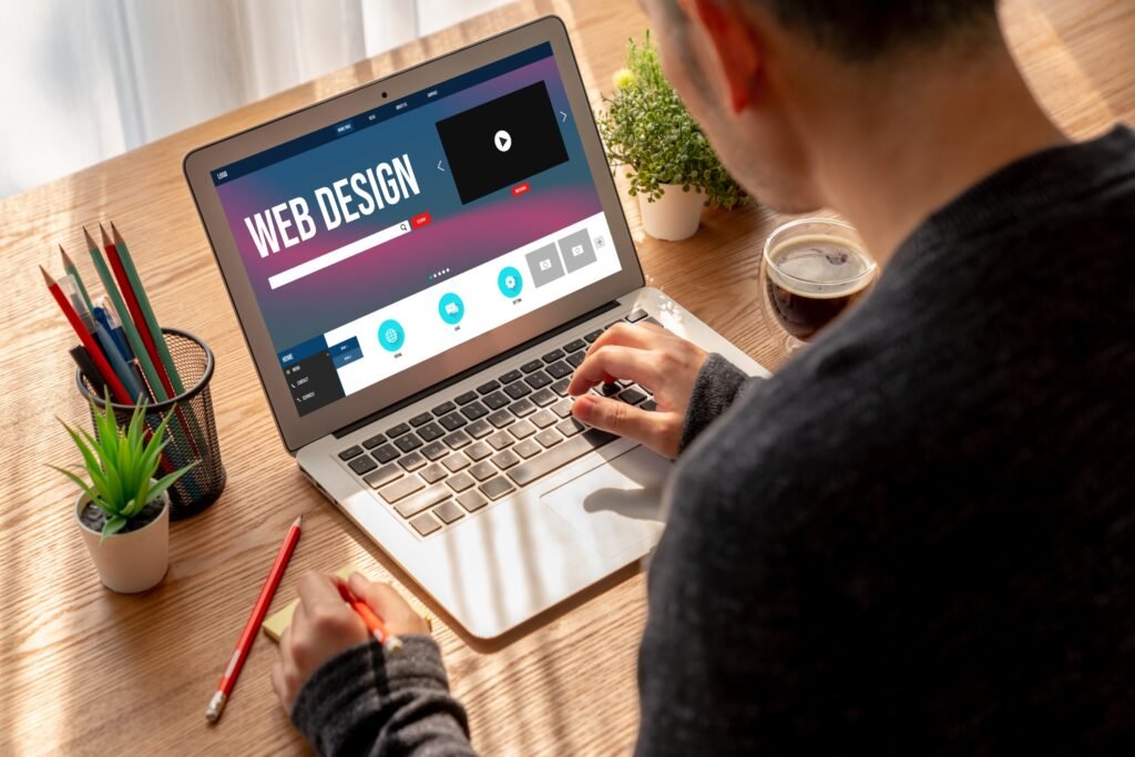 website design software provide modish template online retail business