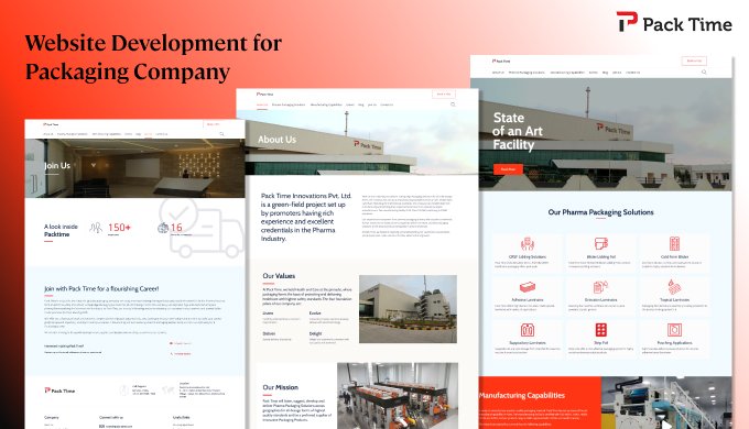 Pack Time Case Study | Website Development | Awrange Digital
